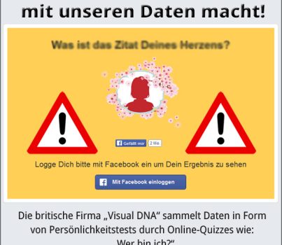 Unsere Daten sind Milliarden wert!